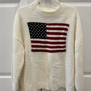 American Flag Sweater
